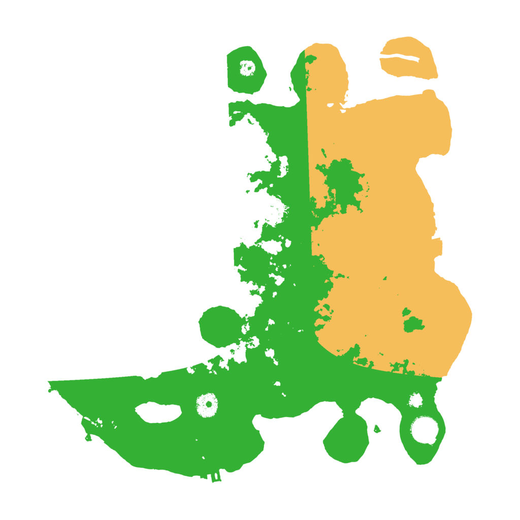 Biome Rust Map: Procedural Map, Size: 3400, Seed: 74078883