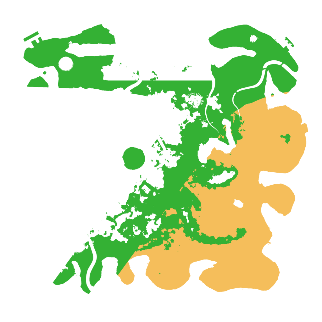 Biome Rust Map: Procedural Map, Size: 4000, Seed: 72785458