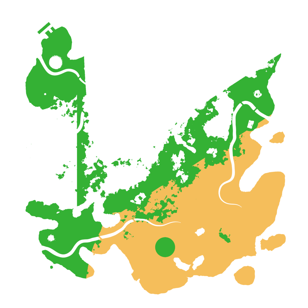 Biome Rust Map: Procedural Map, Size: 4100, Seed: 14485104
