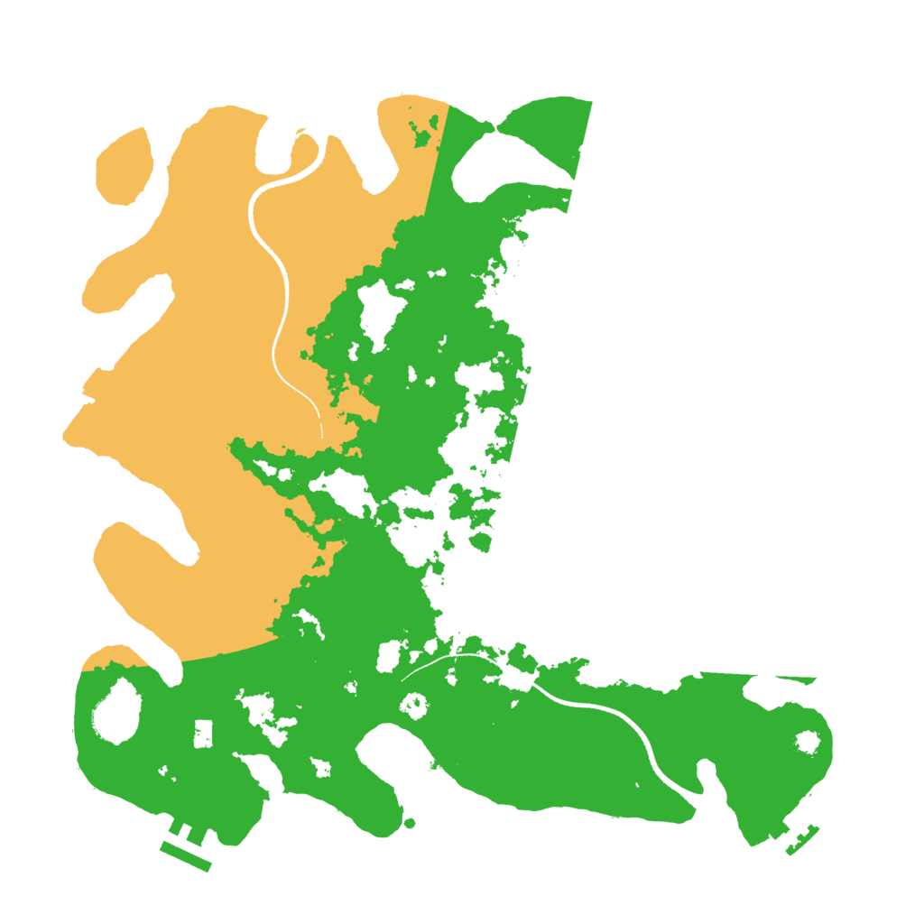 Biome Rust Map: Procedural Map, Size: 3500, Seed: 38141041