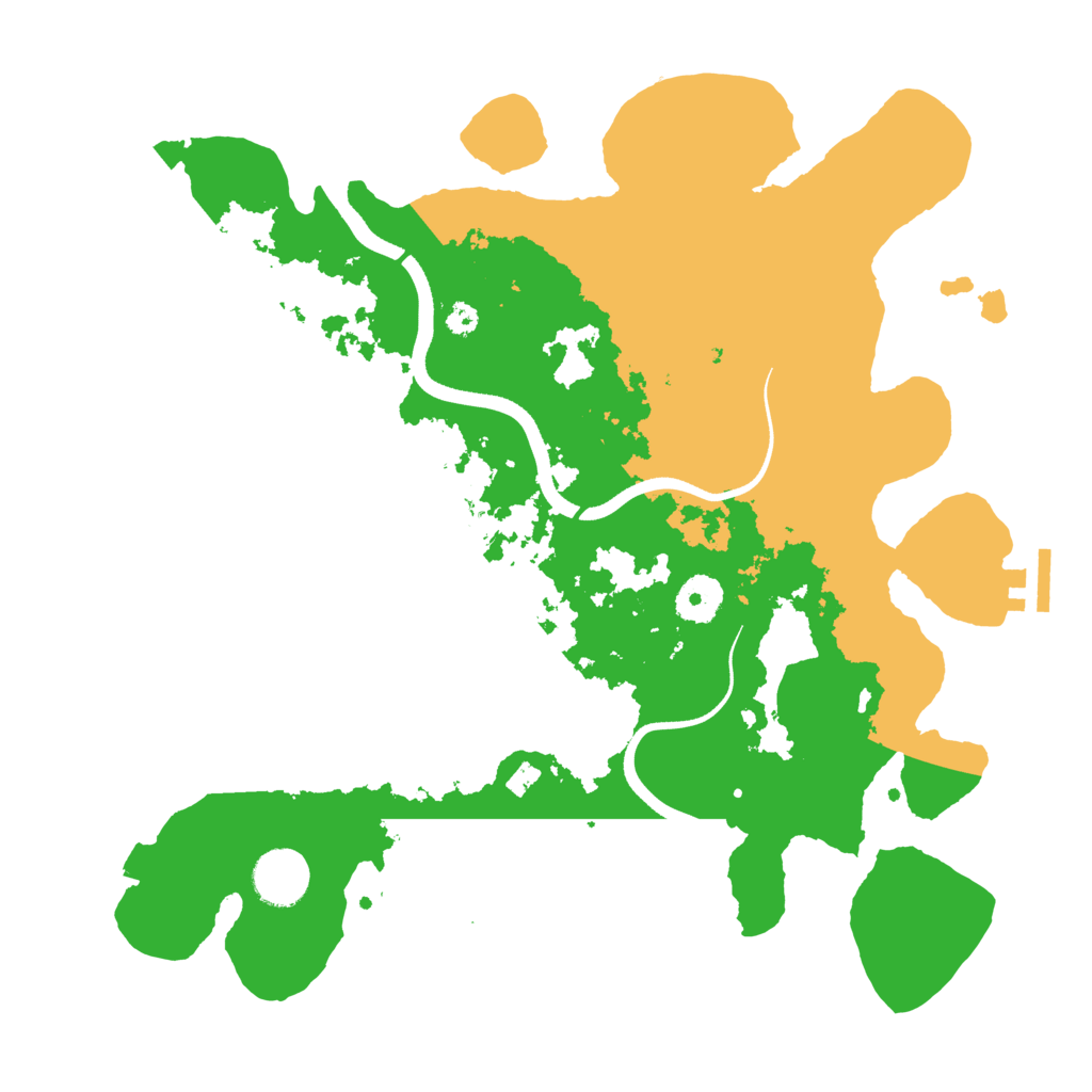 Biome Rust Map: Procedural Map, Size: 3500, Seed: 637467237