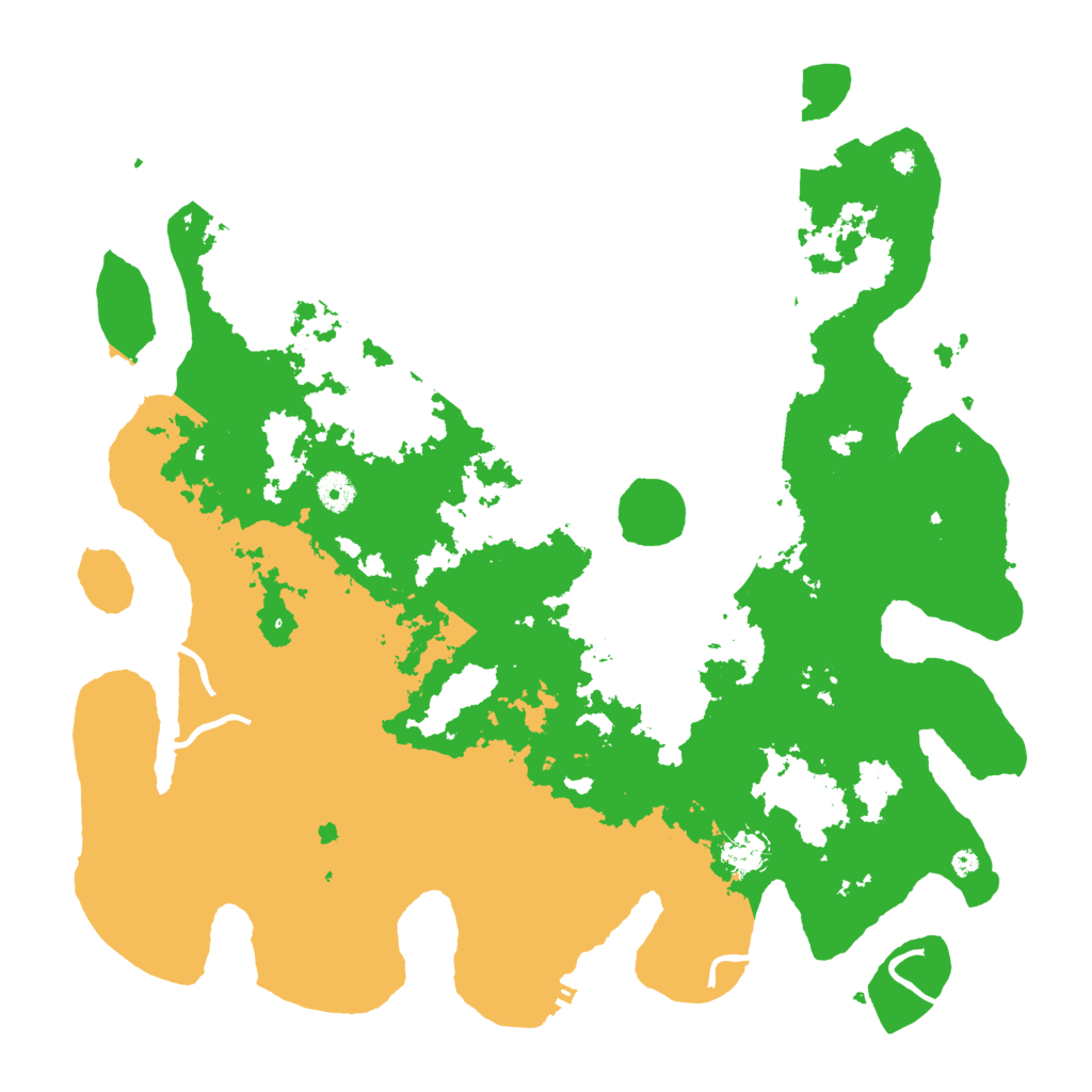 Biome Rust Map: Procedural Map, Size: 4300, Seed: 71289407