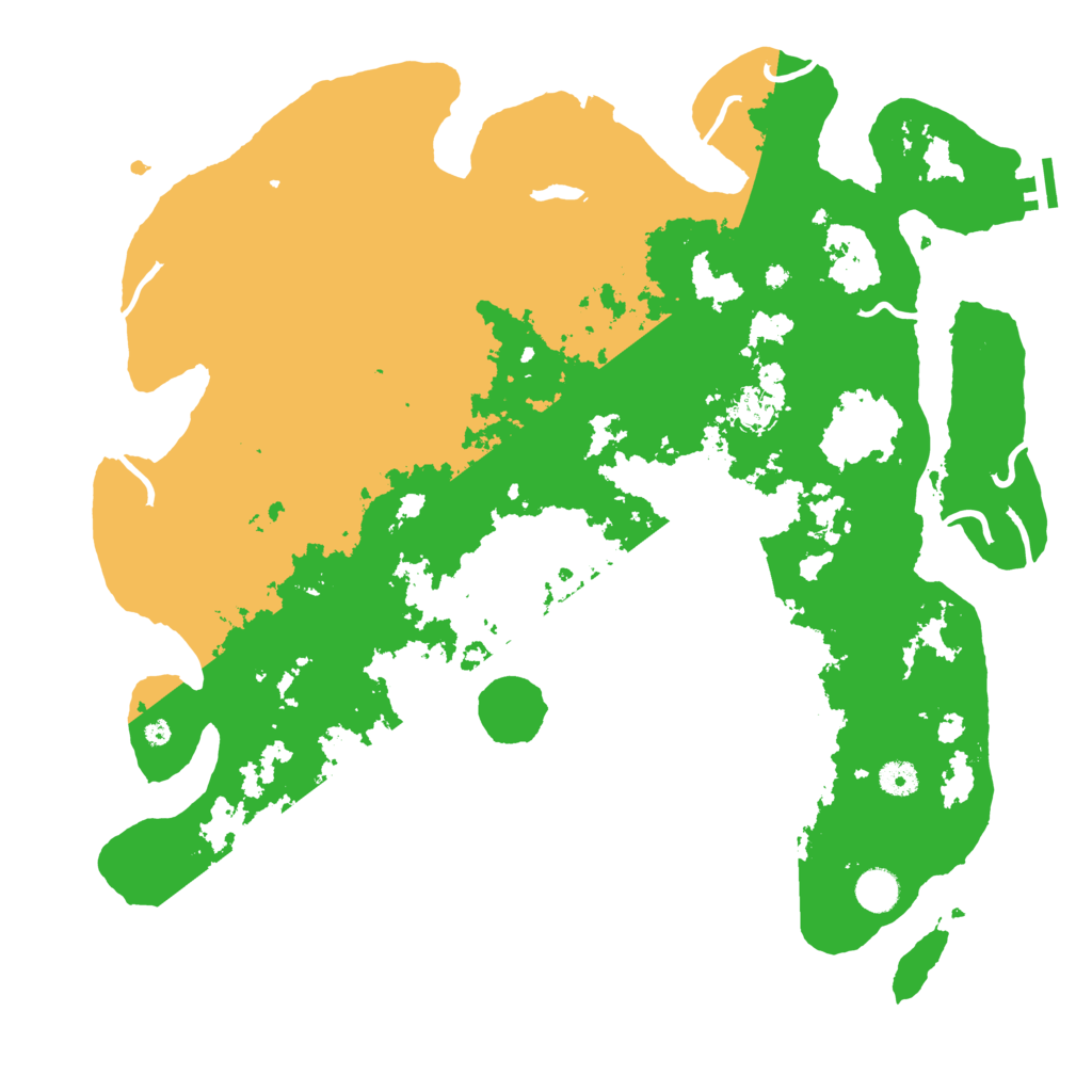 Biome Rust Map: Procedural Map, Size: 4400, Seed: 14478029