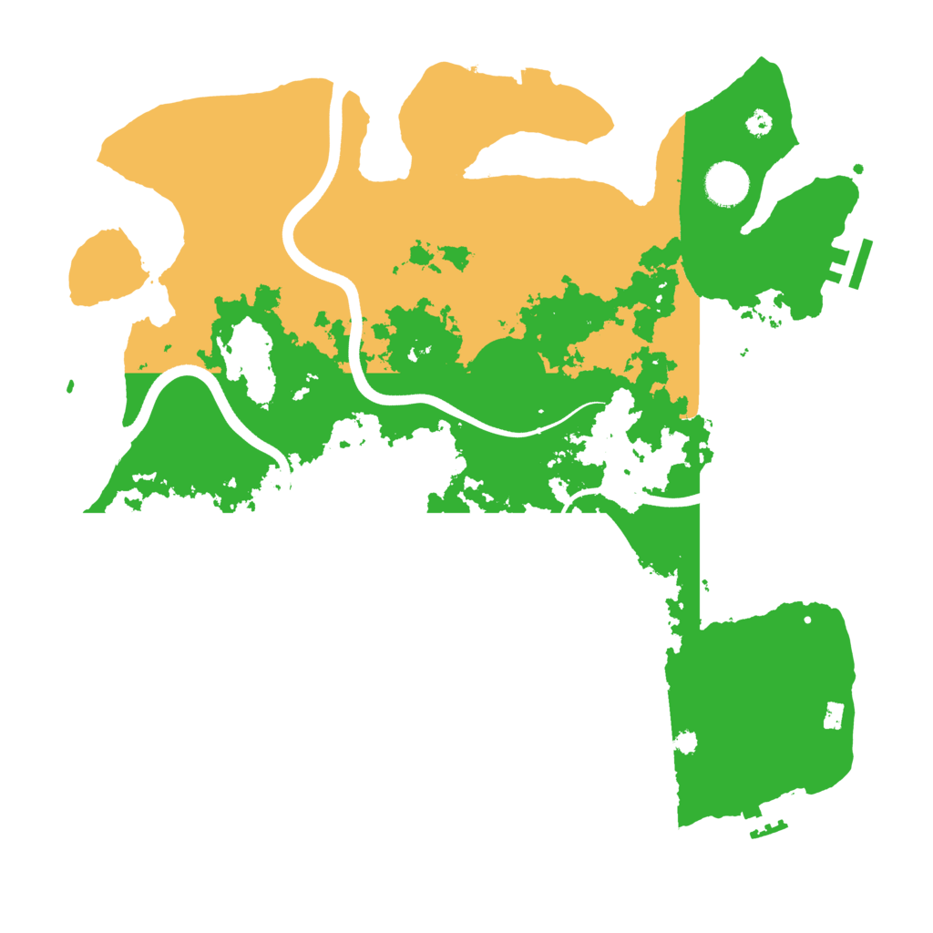 Biome Rust Map: Procedural Map, Size: 3700, Seed: 1949405748