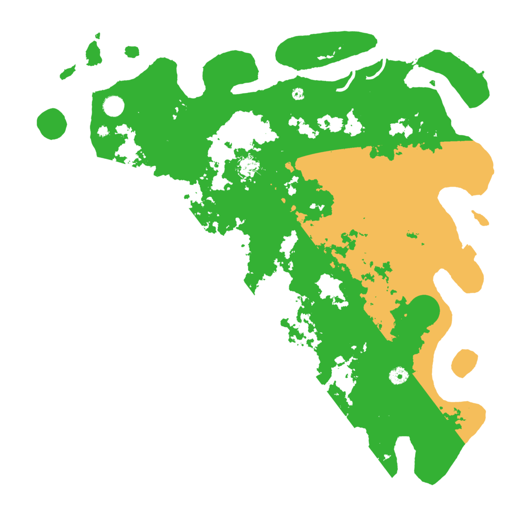 Biome Rust Map: Procedural Map, Size: 4400, Seed: 57204273