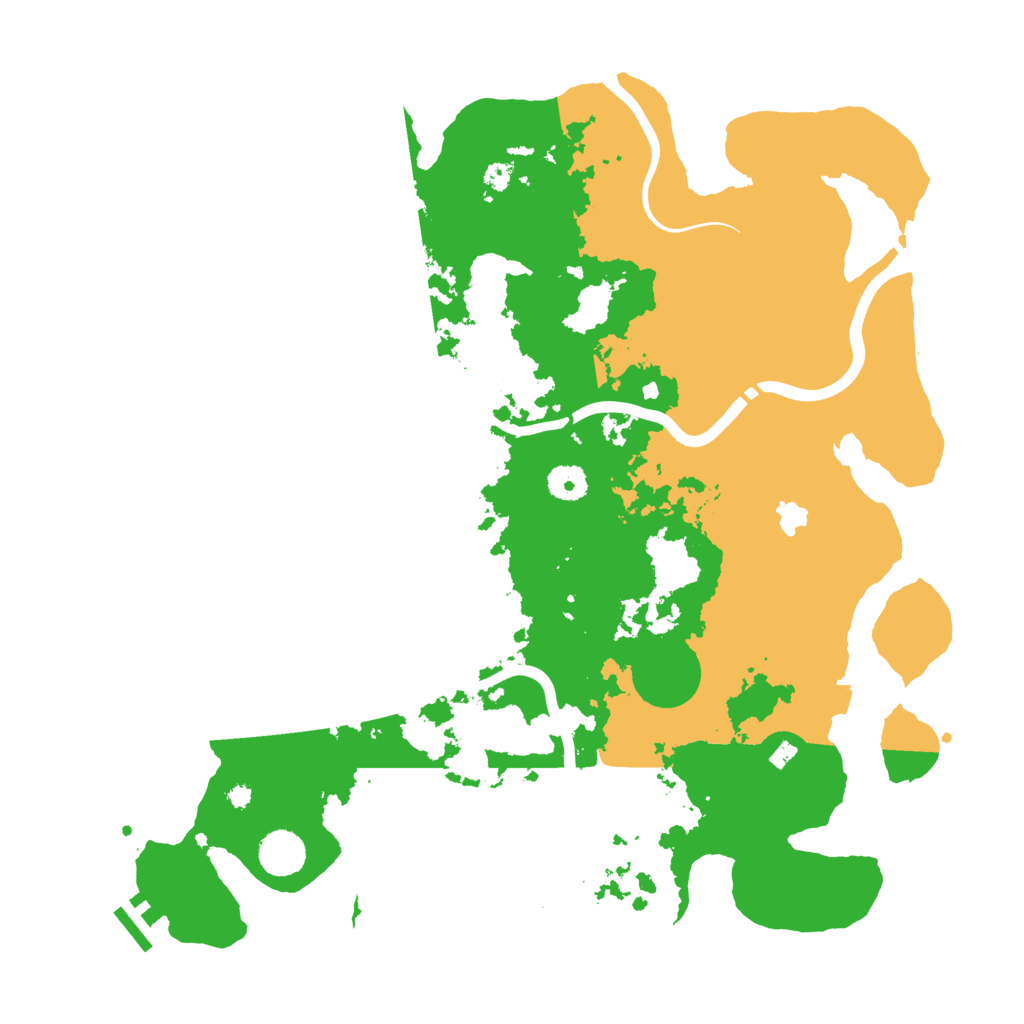 Biome Rust Map: Procedural Map, Size: 4050, Seed: 96543863