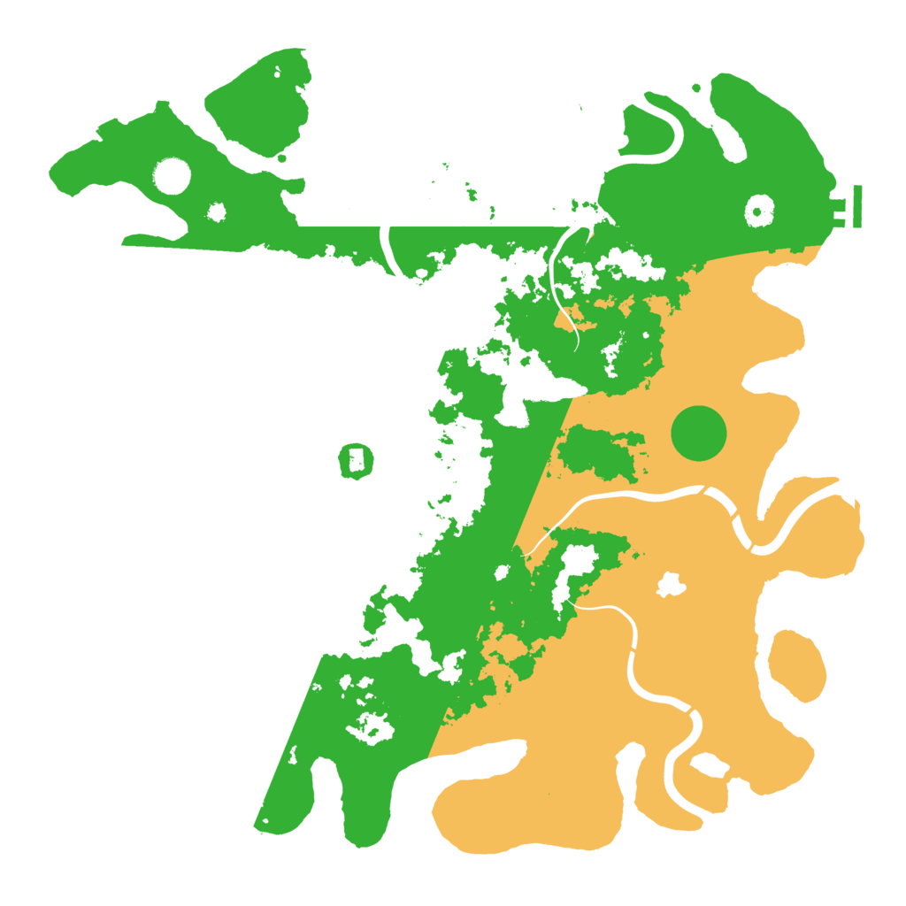 Biome Rust Map: Procedural Map, Size: 4300, Seed: 30043038