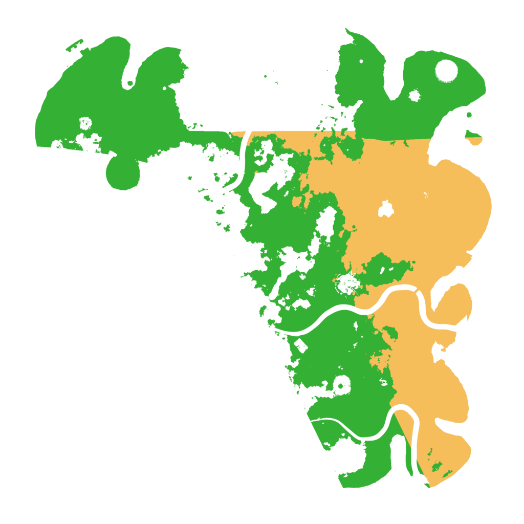 Biome Rust Map: Procedural Map, Size: 4100, Seed: 91903600