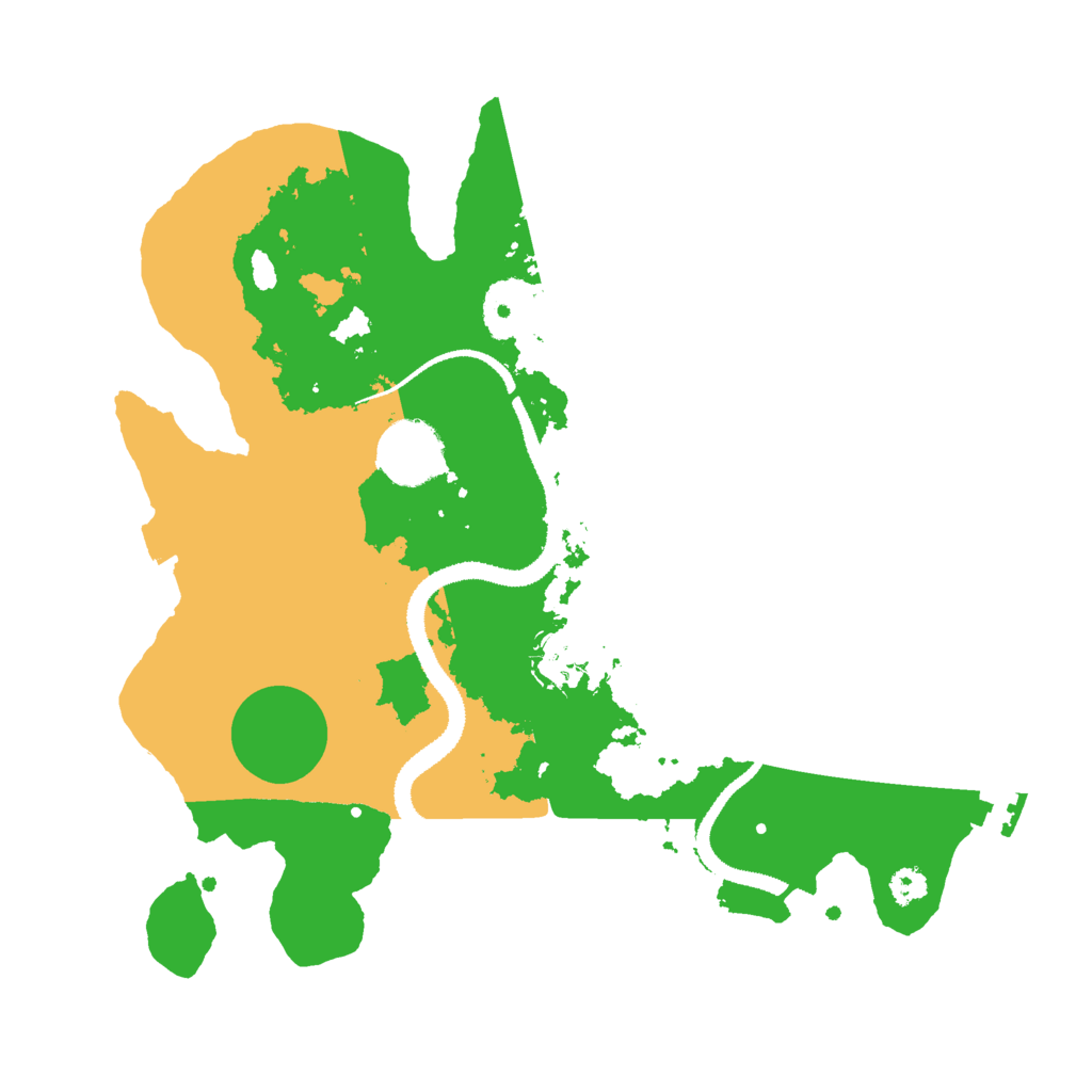 Biome Rust Map: Procedural Map, Size: 3000, Seed: 1083218449
