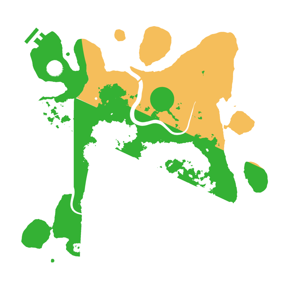 Biome Rust Map: Procedural Map, Size: 3250, Seed: 972974453