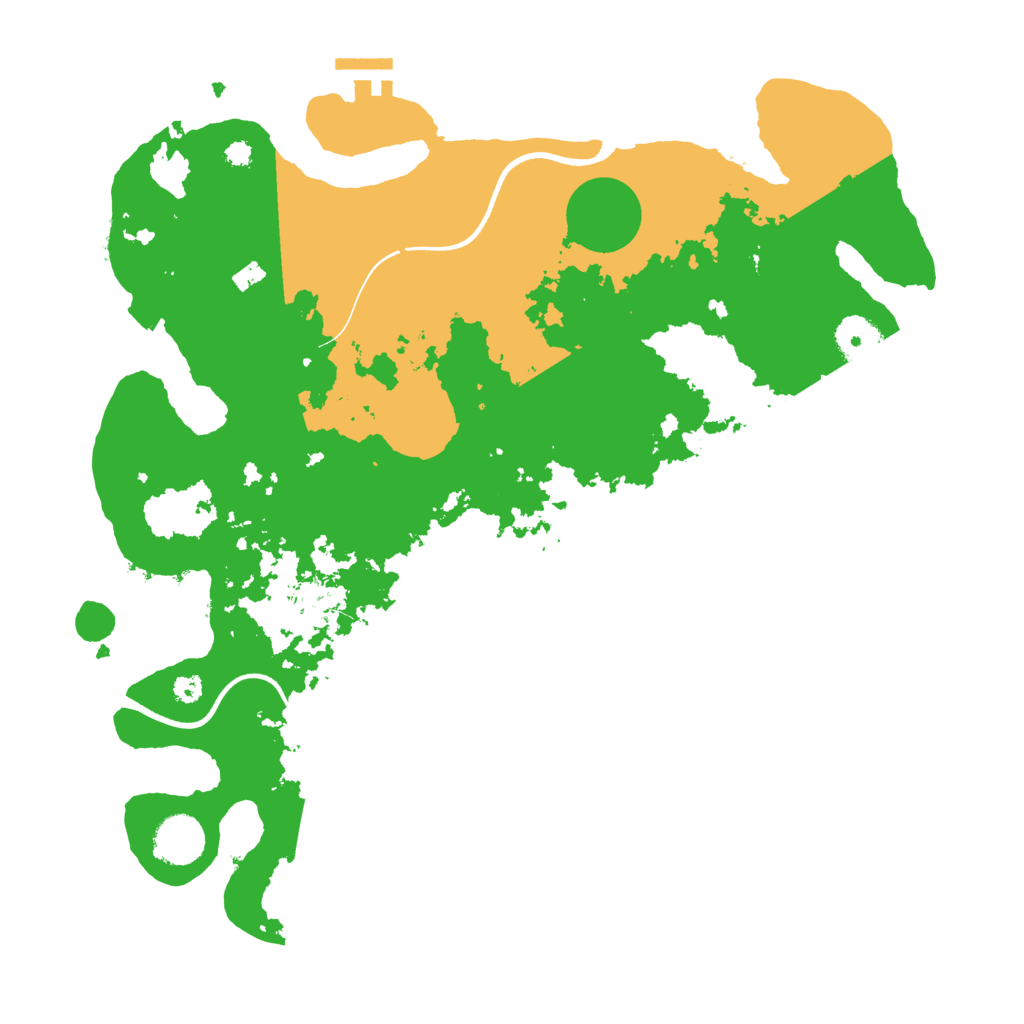 Biome Rust Map: Procedural Map, Size: 3600, Seed: 44329276