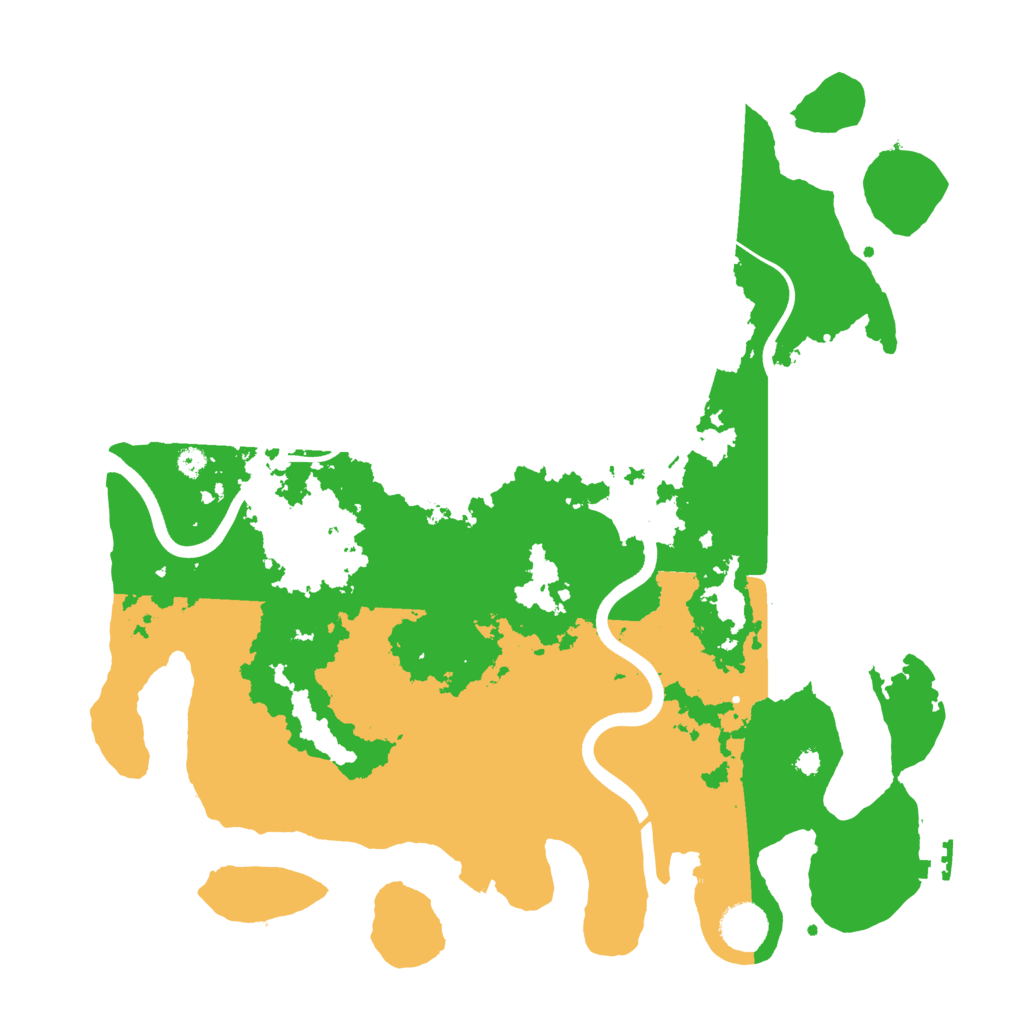 Biome Rust Map: Procedural Map, Size: 3800, Seed: 73944184