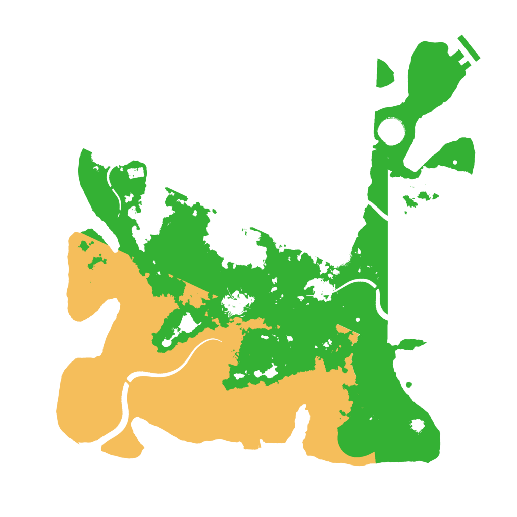 Biome Rust Map: Procedural Map, Size: 3500, Seed: 1567300657