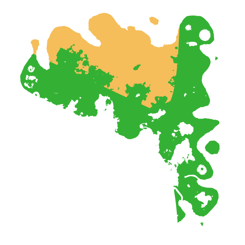 Biome Rust Map: Procedural Map, Size: 3800, Seed: 222