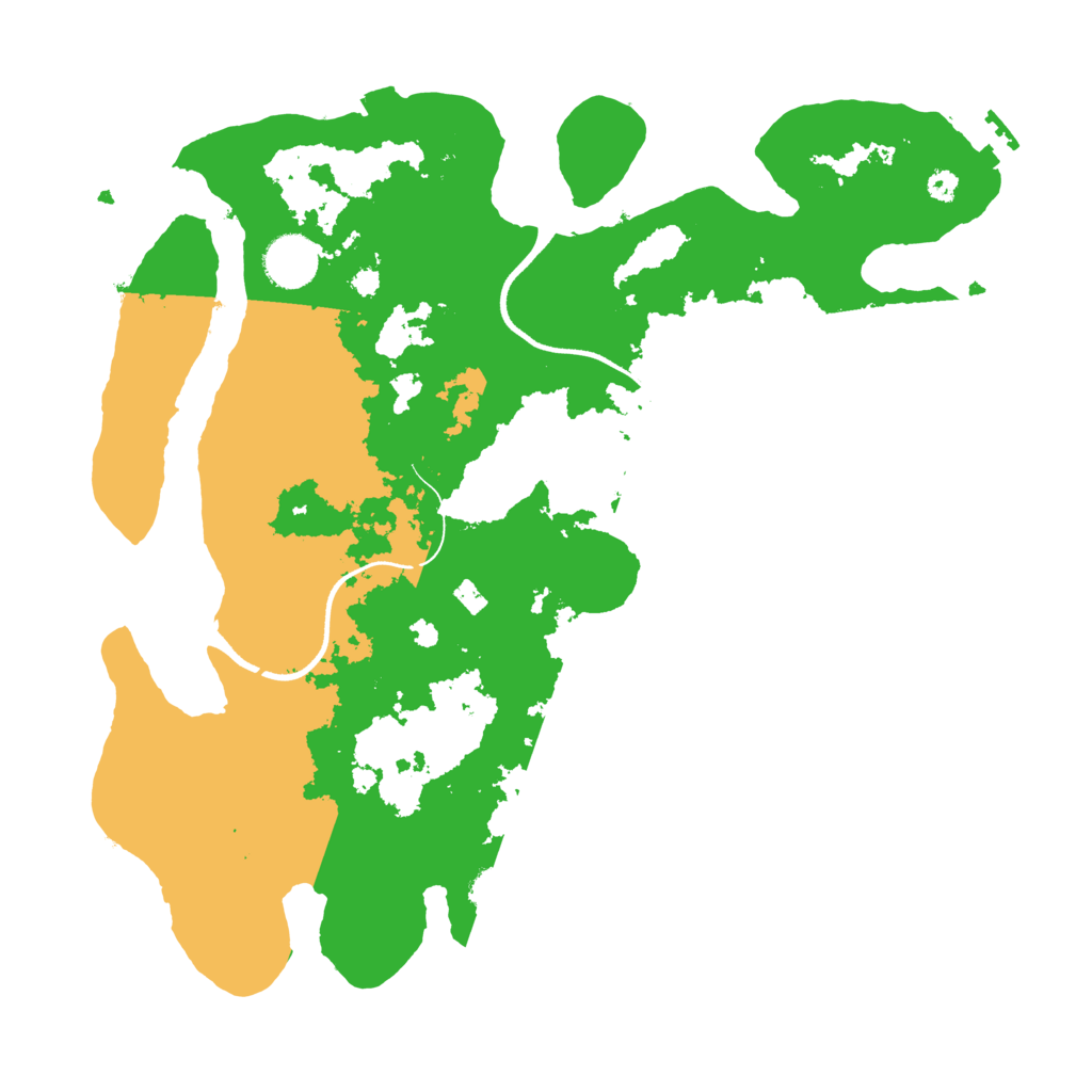 Biome Rust Map: Procedural Map, Size: 3550, Seed: 97965264