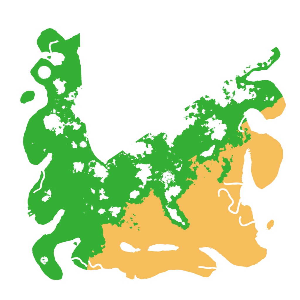 Biome Rust Map: Procedural Map, Size: 4100, Seed: 97922651