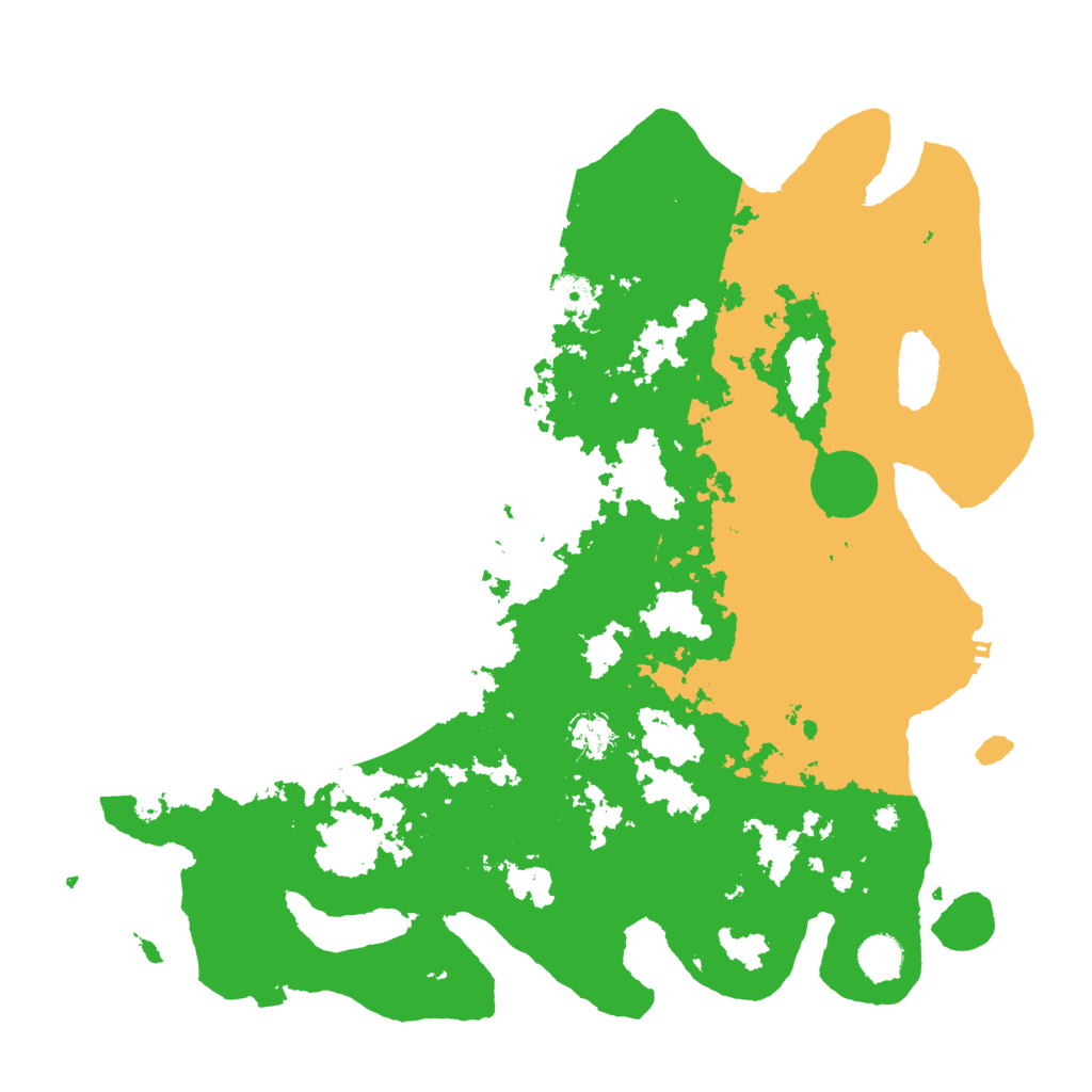 Biome Rust Map: Procedural Map, Size: 4300, Seed: 95579642