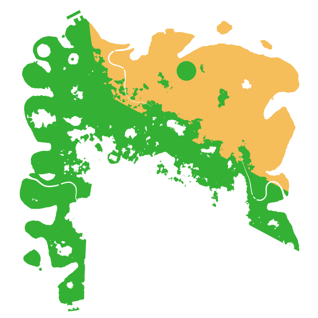 Biome Rust Map: Procedural Map, Size: 4300, Seed: 98089575