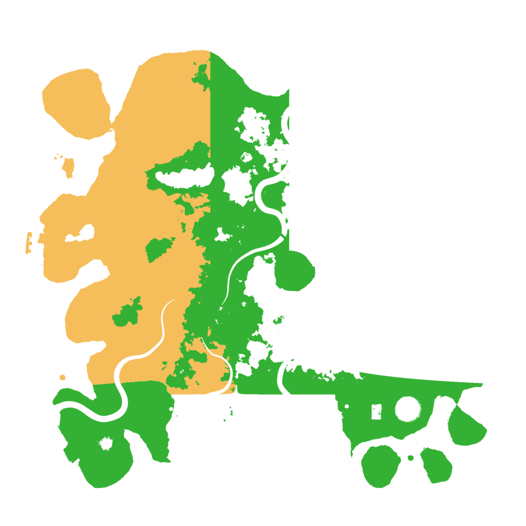 Biome Rust Map: Procedural Map, Size: 3650, Seed: 65329815