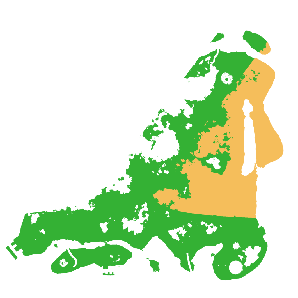 Biome Rust Map: Procedural Map, Size: 3900, Seed: 51248010