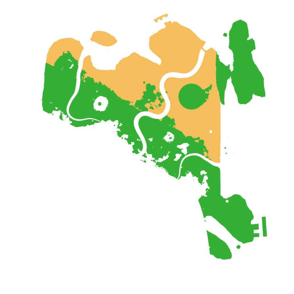 Biome Rust Map: Procedural Map, Size: 3000, Seed: 1761