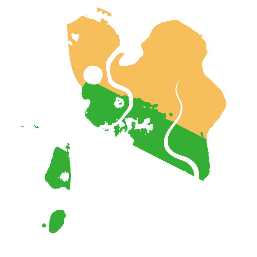 Biome Rust Map: Procedural Map, Size: 2500, Seed: 5648