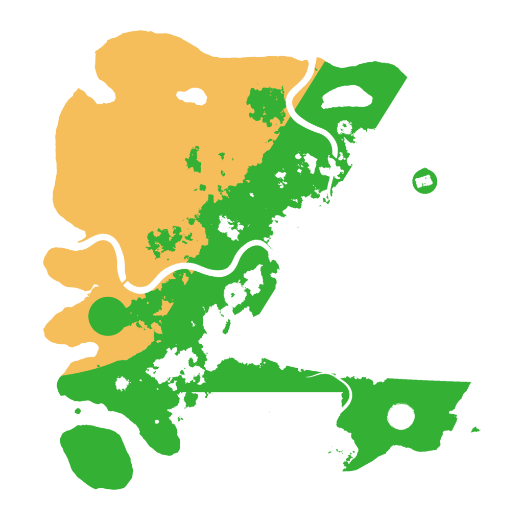 Biome Rust Map: Procedural Map, Size: 3550, Seed: 25261930