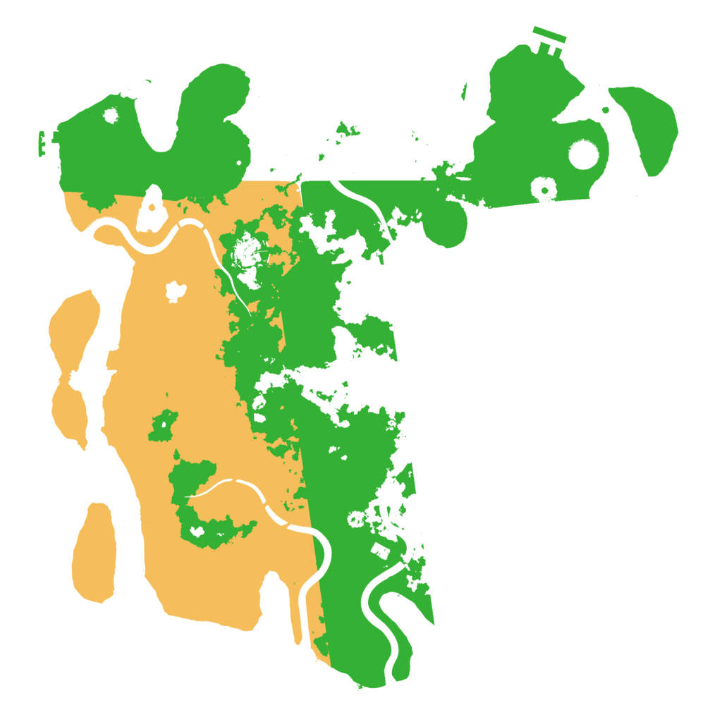Biome Rust Map: Procedural Map, Size: 4300, Seed: 45479001