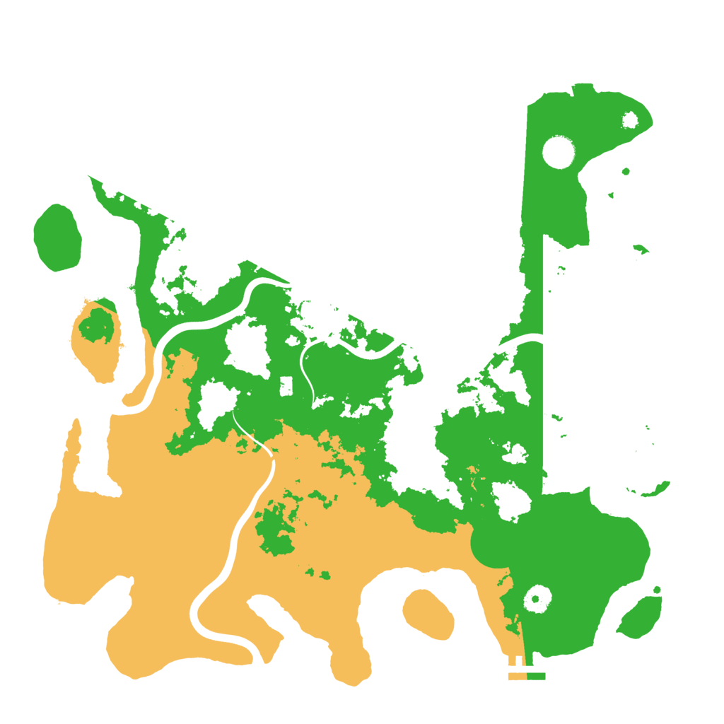 Biome Rust Map: Procedural Map, Size: 3950, Seed: 58640832