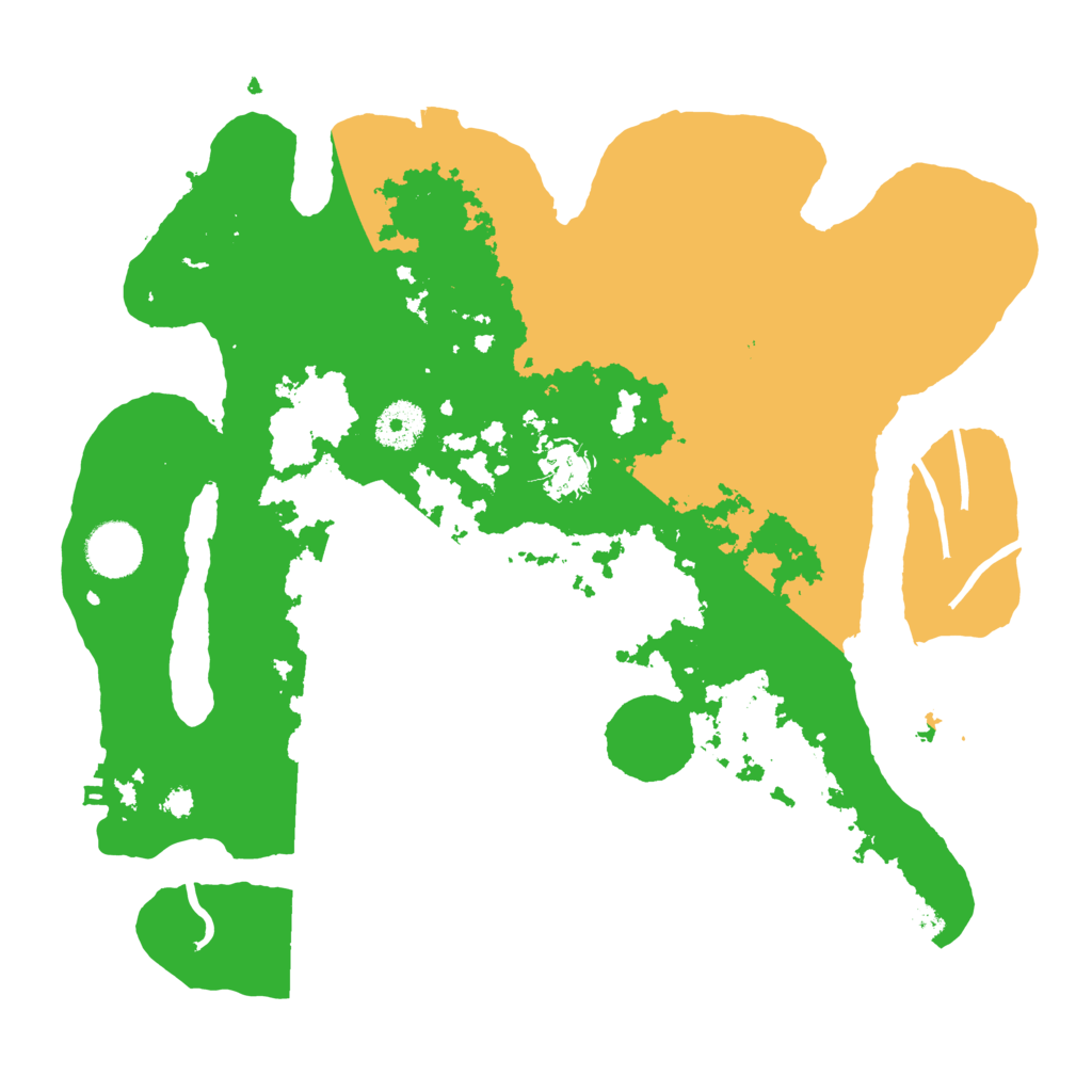 Biome Rust Map: Procedural Map, Size: 3400, Seed: 96790140