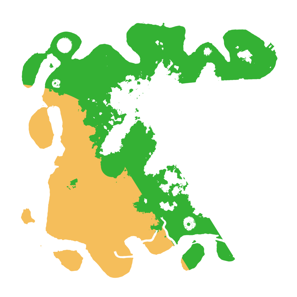 Biome Rust Map: Procedural Map, Size: 3500, Seed: 81168822