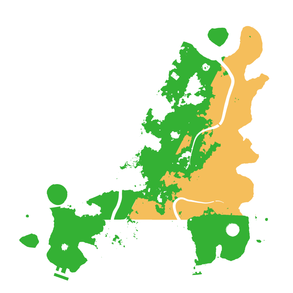 Biome Rust Map: Procedural Map, Size: 3950, Seed: 63706242