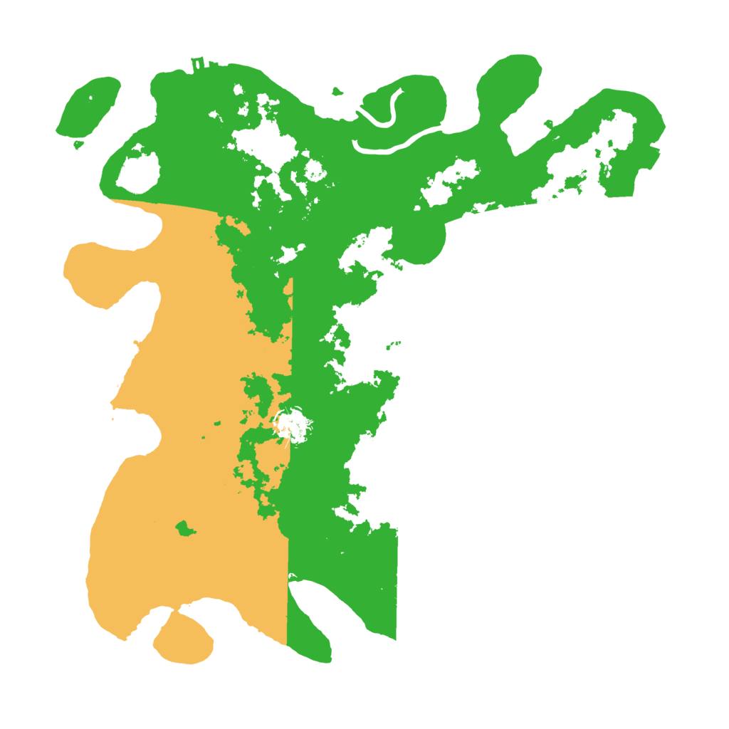 Biome Rust Map: Procedural Map, Size: 3700, Seed: 64118501