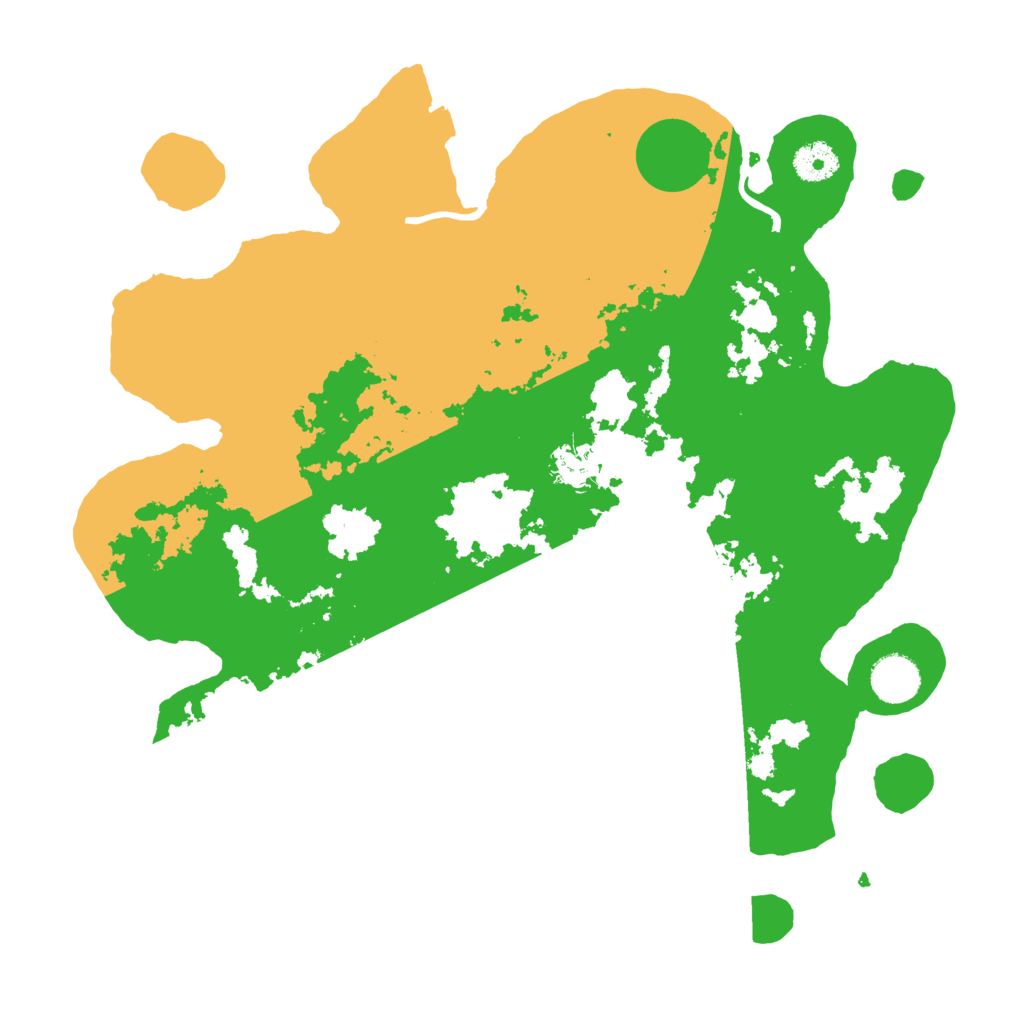 Biome Rust Map: Procedural Map, Size: 3700, Seed: 26857814