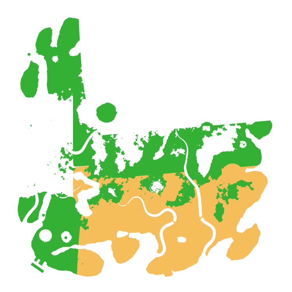 Biome Rust Map: Procedural Map, Size: 4100, Seed: 79649824