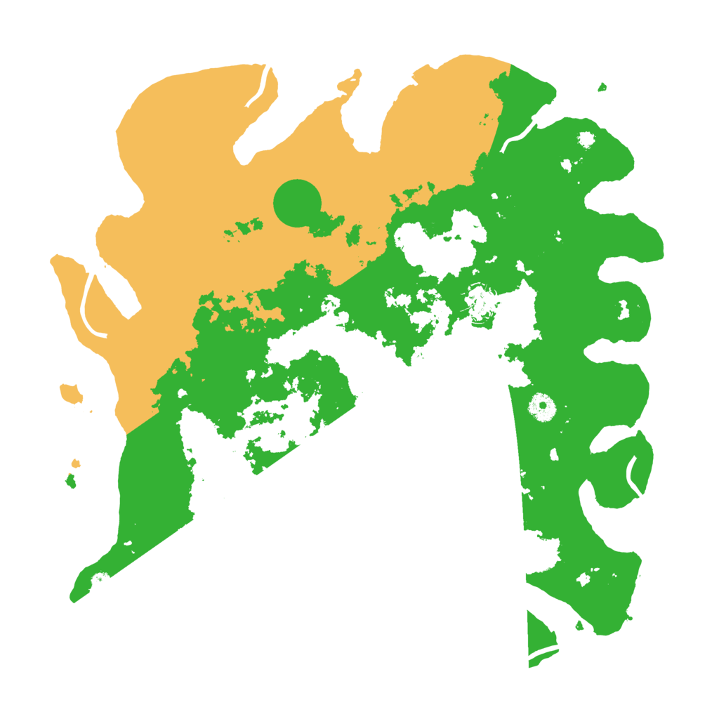 Biome Rust Map: Procedural Map, Size: 3950, Seed: 1950435