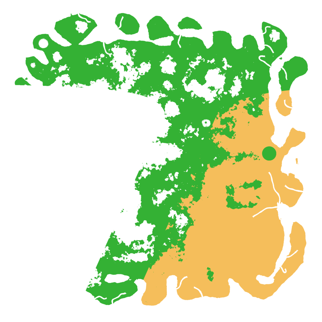 Biome Rust Map: Procedural Map, Size: 6000, Seed: 15464