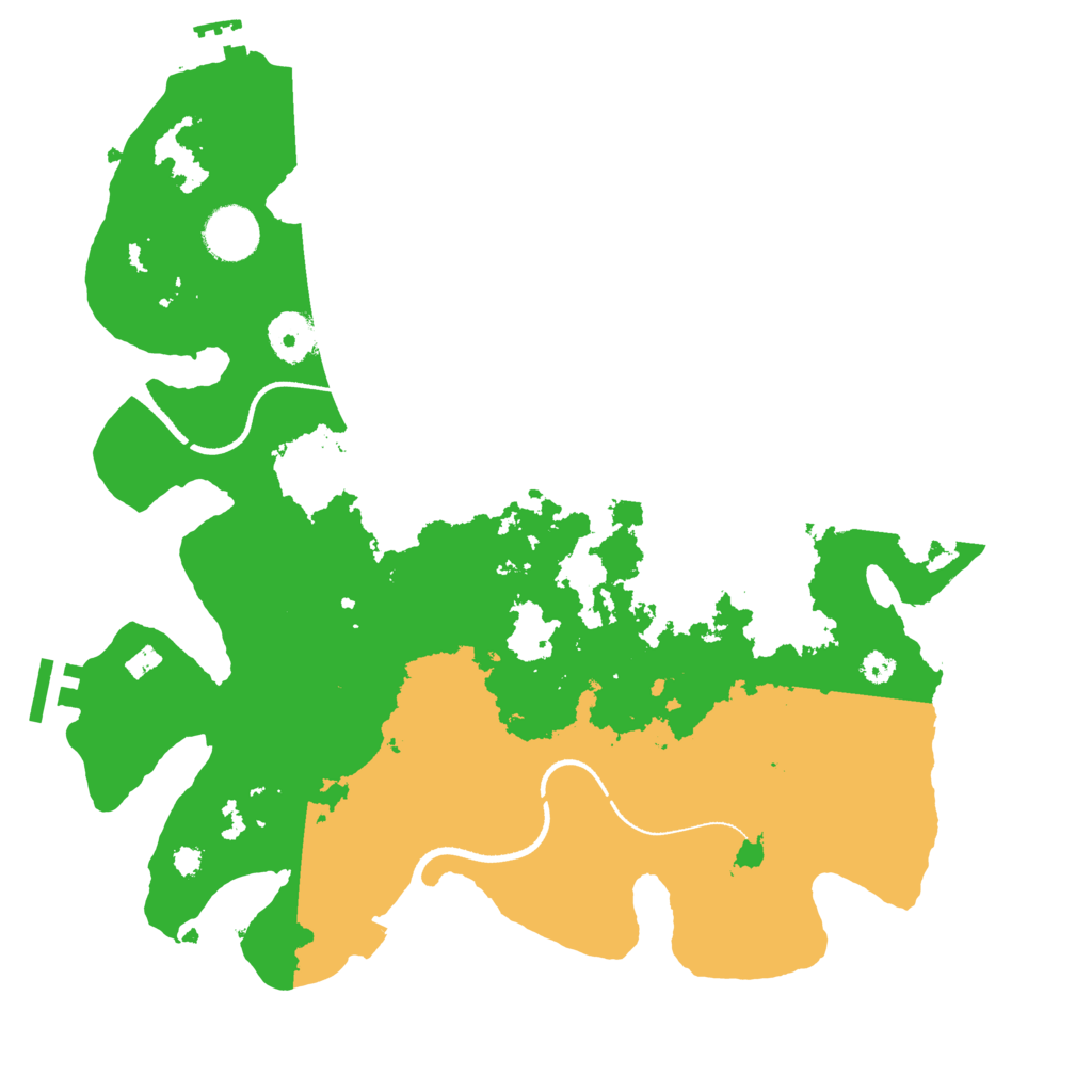 Biome Rust Map: Procedural Map, Size: 3450, Seed: 71815703