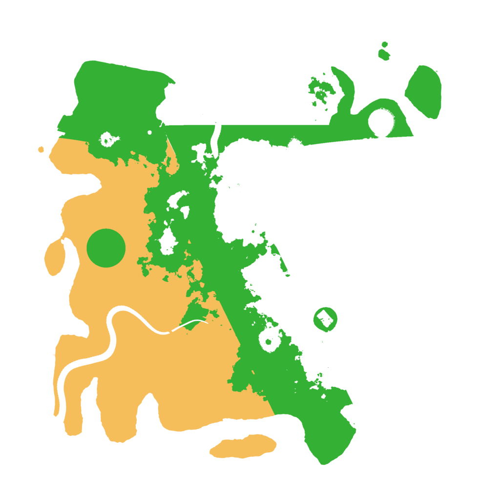 Biome Rust Map: Procedural Map, Size: 3400, Seed: 26294956