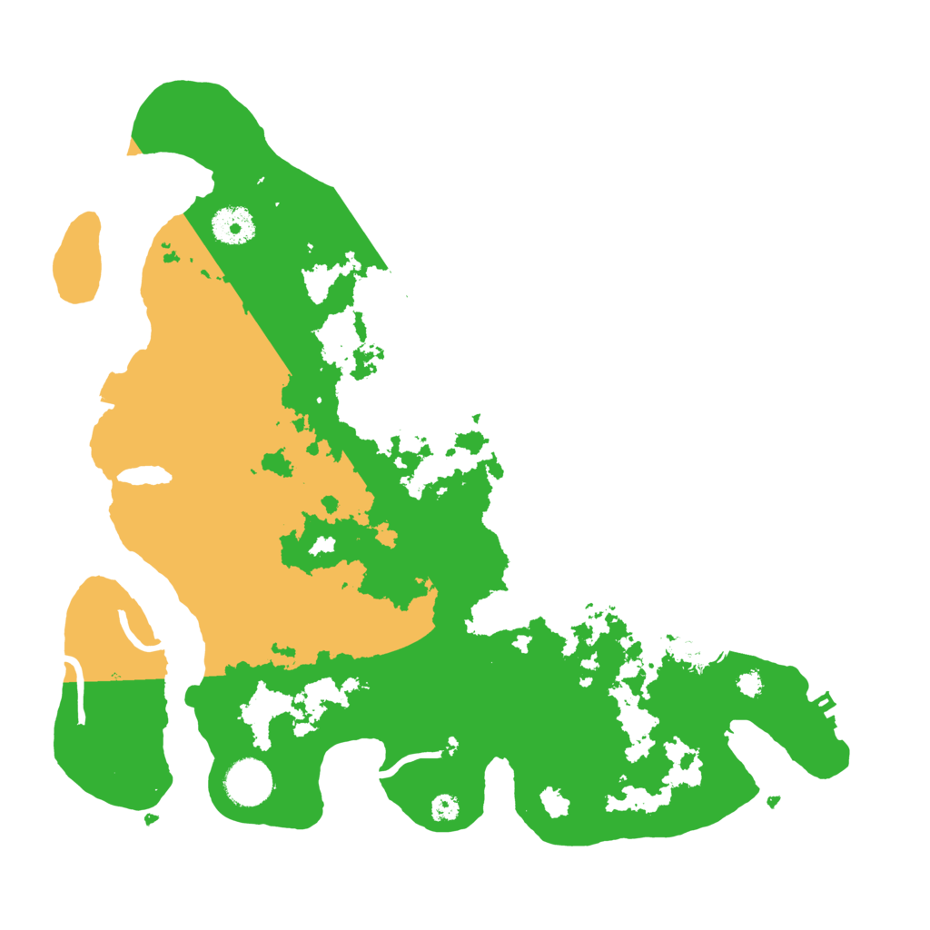Biome Rust Map: Procedural Map, Size: 3450, Seed: 27607131