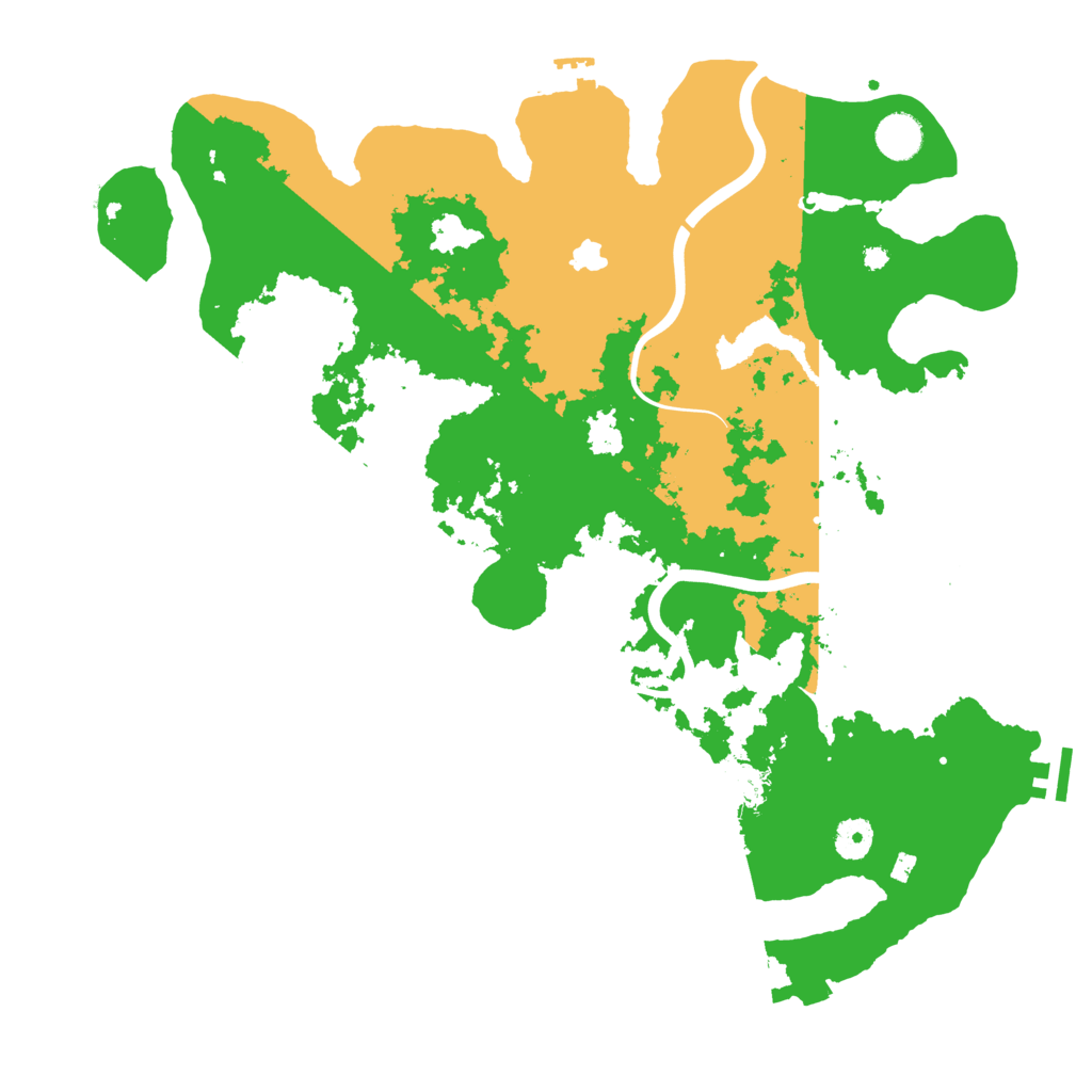 Biome Rust Map: Procedural Map, Size: 4100, Seed: 17833298