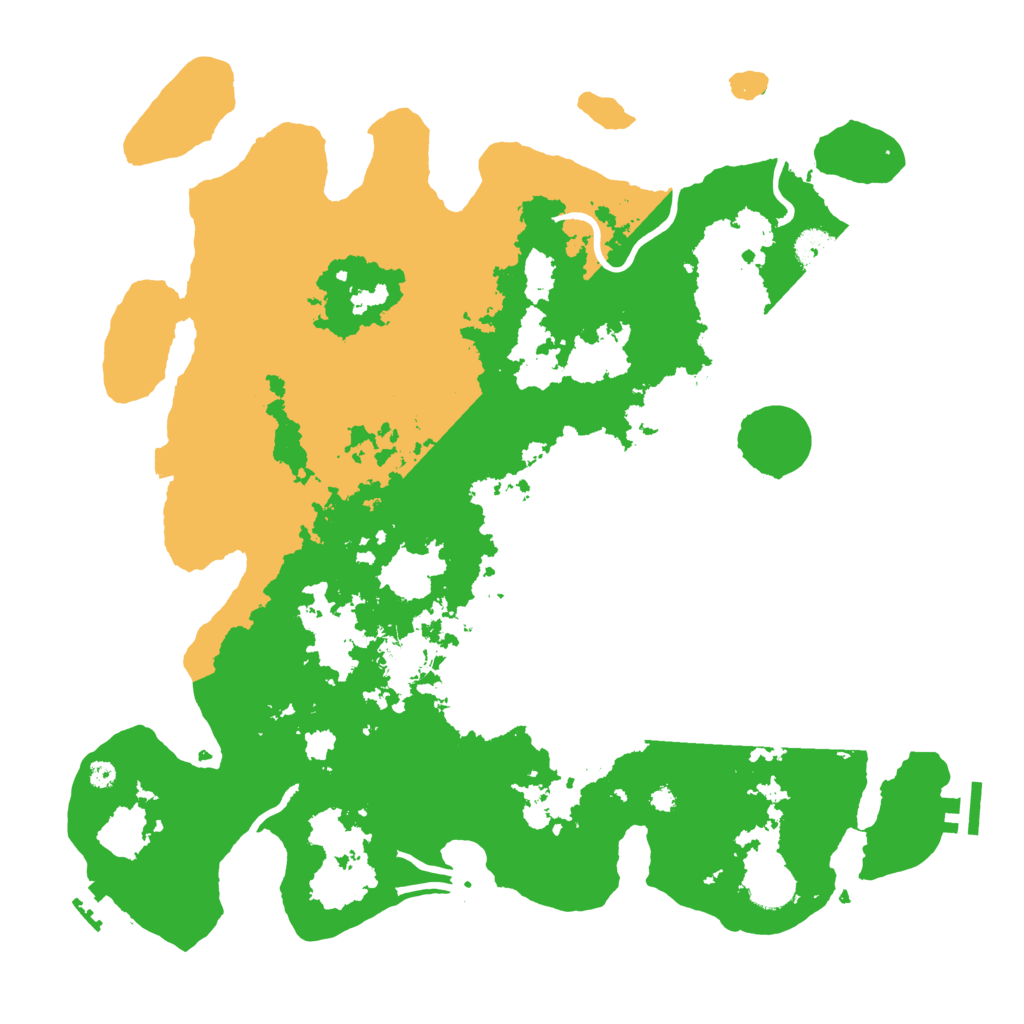 Biome Rust Map: Procedural Map, Size: 3900, Seed: 28164298