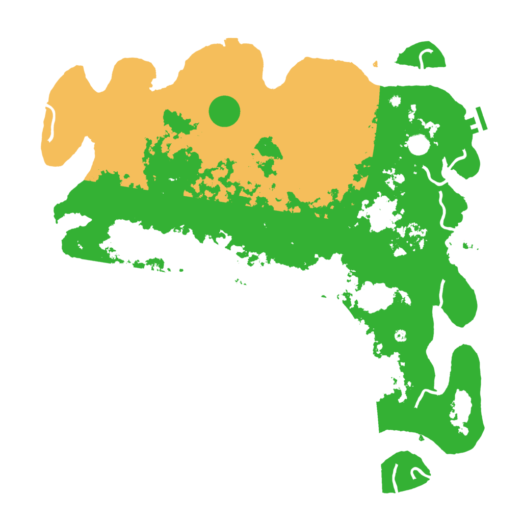 Biome Rust Map: Procedural Map, Size: 4400, Seed: 94305156