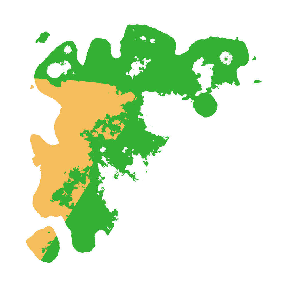Biome Rust Map: Procedural Map, Size: 3500, Seed: 2001917165