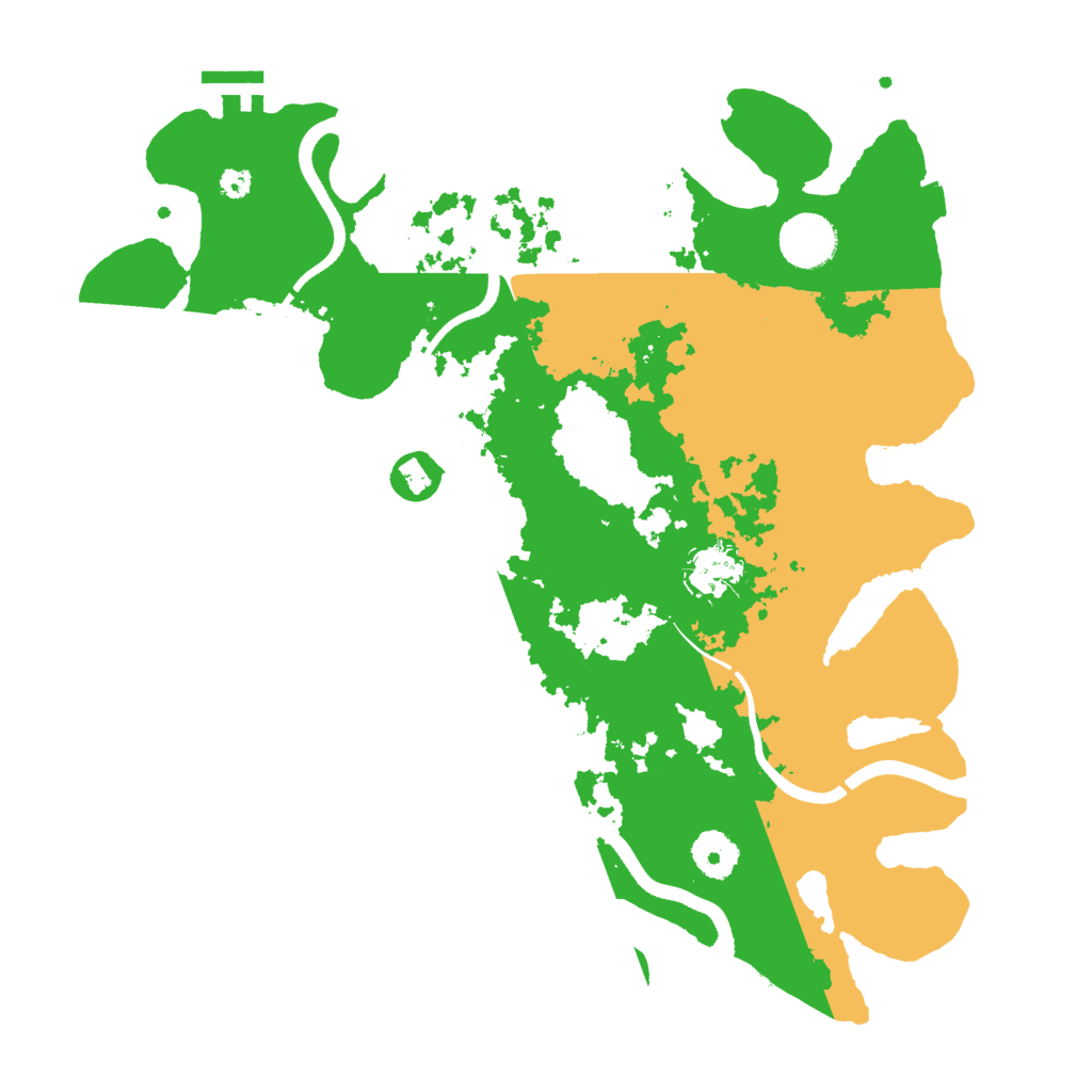 Biome Rust Map: Procedural Map, Size: 3550, Seed: 95865044
