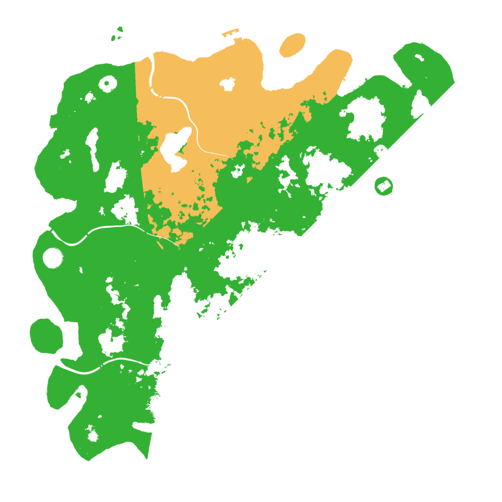 Biome Rust Map: Procedural Map, Size: 4400, Seed: 52710332