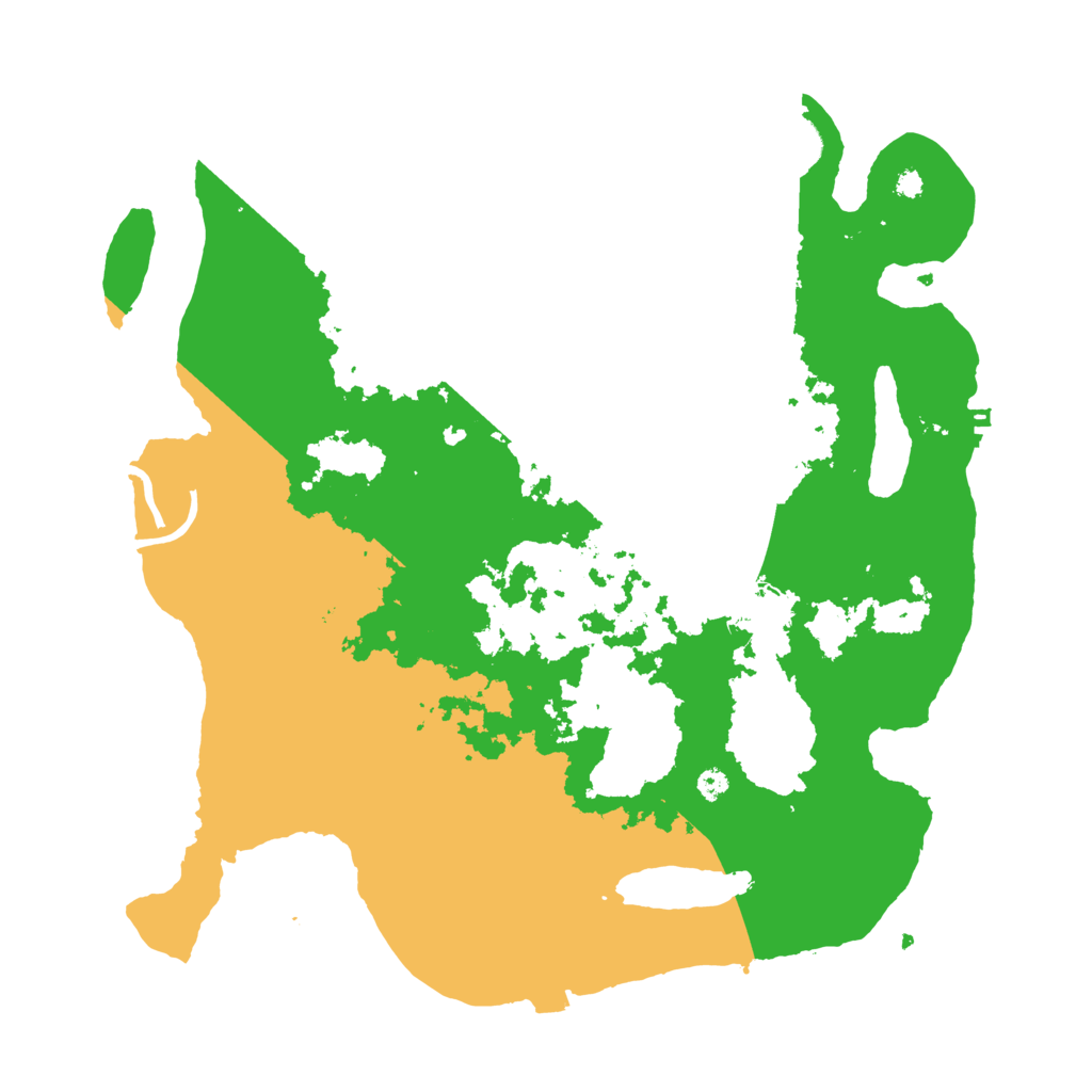 Biome Rust Map: Procedural Map, Size: 3700, Seed: 20441693