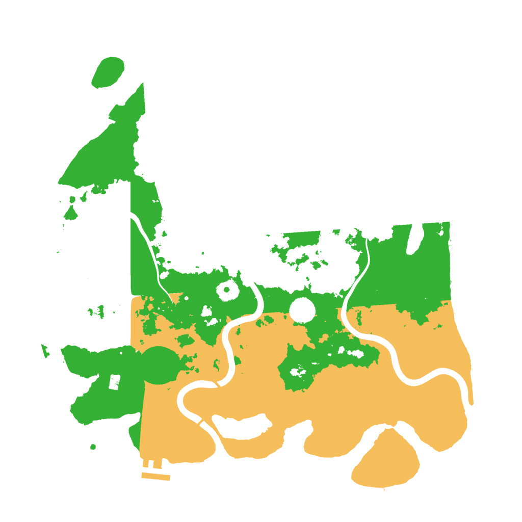 Biome Rust Map: Procedural Map, Size: 3700, Seed: 33136939