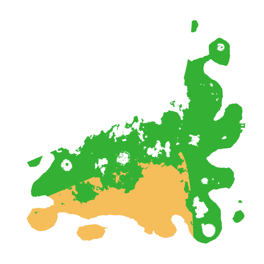 Biome Rust Map: Procedural Map, Size: 3600, Seed: 13309036