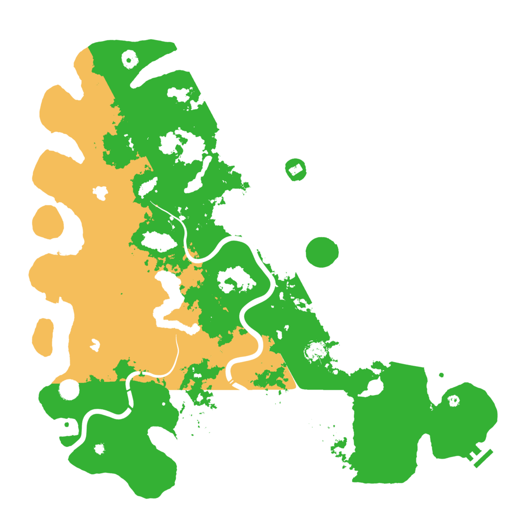 Biome Rust Map: Procedural Map, Size: 4500, Seed: 1989263790
